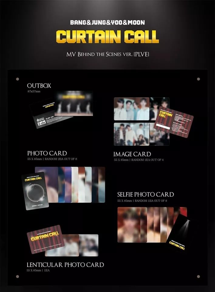 Amazon.com: B.A.P BANG & JUNG & YOO & MOON [CURTAIN CALL] 1st
